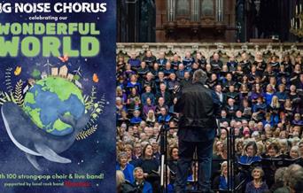 Big Noise Chorus celebrating our Wonderful World, with 100 strong pop choir and live band!  Supported by local rock band Draculin