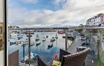 View from The Boat House, 22 King Street, Brixham