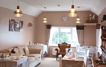 Breakfast Room at The Brantwood, Rowdens Road, Torquay, Devon