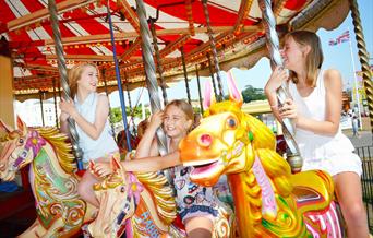 Carousel at Paignton Festival, Paignton, Devon