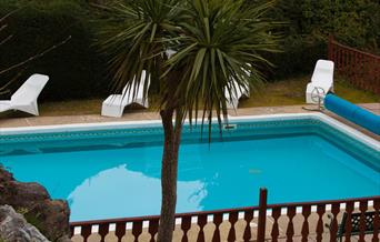 Swimming pool at The Elmington, Torquay, Devon