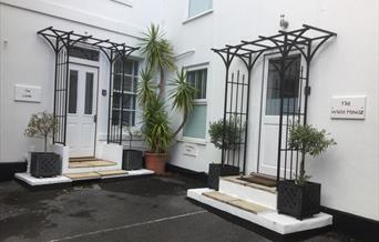 Entrances to the Link & The White House, Torquay,Devon