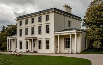 Exterior of Greenway House, the holiday home of Dame Agatha Christie