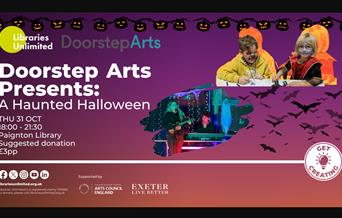 Prepare for a night of spooktacular fun and a few freights as Doorstep Arts presents a Haunted Halloween at Paignton Library.