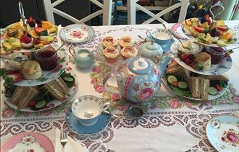 Afternoon tea at Hayley's Kitchen, Brixham