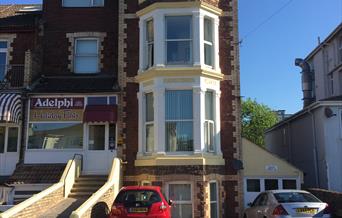 Front of Adelphi Holiday Apartments in Paignton, Devon