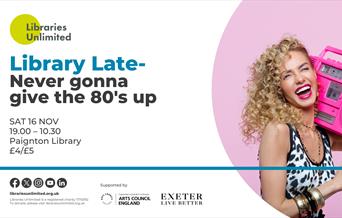 80's night Paignton Library