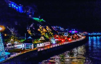 Bay of Lights Illumination Trail, part of Bay of Lights, Torquay, Devon