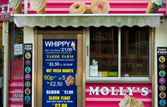 Molly's Ice Cream and Donuts, Torquay, Devon