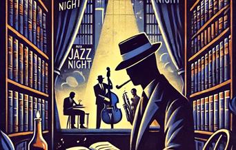 Mystery and Jazz Night at Paignton Library, part of the Agatha Christie Festival
