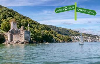 A view from the Dart Estuary of Dartmouth Castle.