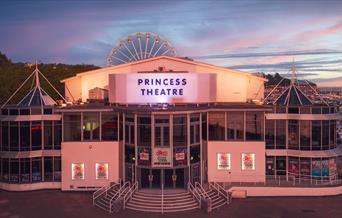 Entrance of the Princess Theatre, Torquay Devon