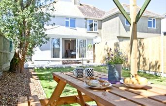 Exterior and Garden, Red Sails, 13 Alma Road, Brixham, Devon