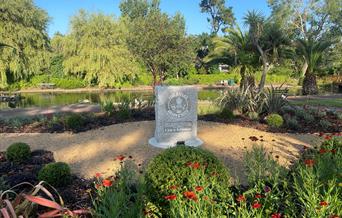 The Rifles Garden in The Kings Garden, Torquay, Devon