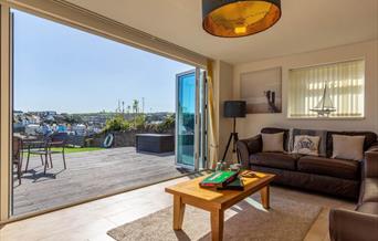 Lounge with view, Salmon Leap, South Furzeham Road, Brixham