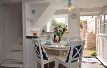 Dining area, Seagulls Rest, 5 Higher Street, Brixham, Devon