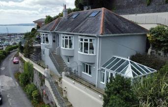 Side view, Rock House, Torquay, Devon
