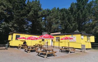 Outside seating, Sunshine Cafe, Paignton, Devon