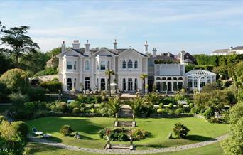 Exterior of Wylam House, The Tea and Scandal Garden Party, part of the Agatha Christie Festival