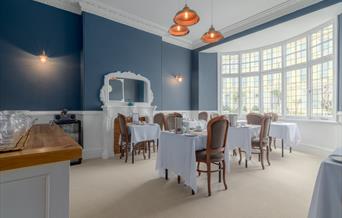 Dining Room at the Montana, Torquay, Devon