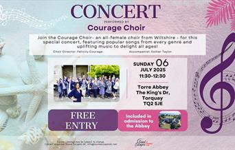 Concert - Courage Choir, Torre Abbey