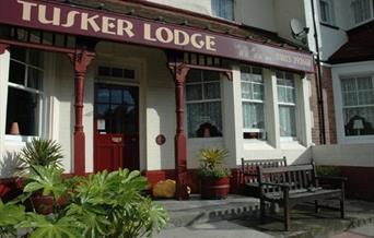 Entrance, Tusker Lodge, Torquay, Devon