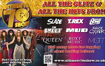 The Ultimate 70s Show, image of a group posing in front of a crowd