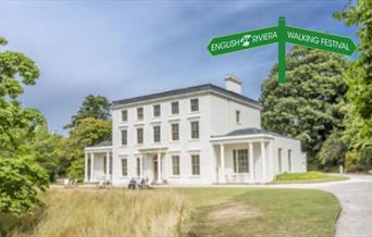 The exterior of Greenway House owned by the National Trust, Brixham, English Riviera.
