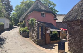 Approach to Weavers Cottage, Cockington, Torquay, Devon