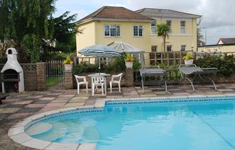 Pool at Westcourt Holiday Flats, Torquay, Devon