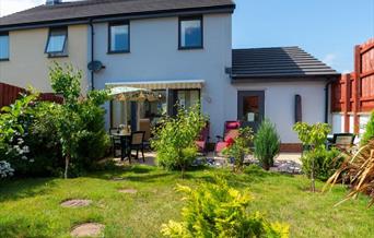 Rear garden, Whiterock Close, Paignton, Devon