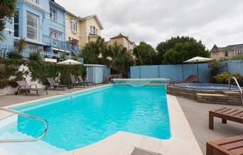 Swimming pool at Purple Tree