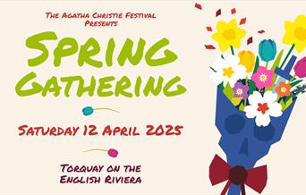 The Agatha Christie Festival presents A Spring Gathering, Torquay Museum, Hampton by Hilton, Imperial Hotel, statue unveiling