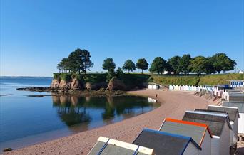 Beach Huts at Livermead Beach, Torquay, Devon