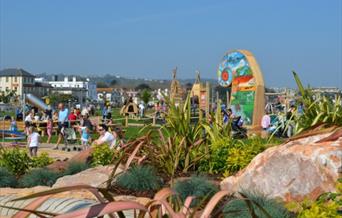 Geoplay Park stones in Paignton