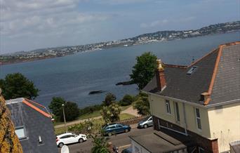 Views across the Bay from Stanley House, Paignton, Devon