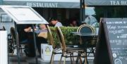 Outside seating, Babbacombe Bay Cafe, Babbacombe Downs Road, Torquay, Devon