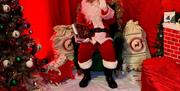 Father Christmas with presents