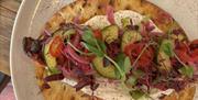 Meal served at Esca, Middle Street, Brixham