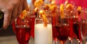 Drinks served at the Paignton Zoo Murder Mystery