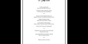 Menu for Summer Spectacular