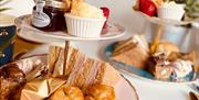 Afternoon tea selection served at Ilshams, Ilsham Road, Wellswood