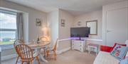 glencoe apartments living / dining room sea view paignton