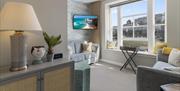 Lounge at La Petite Maison Apartments, Brixham