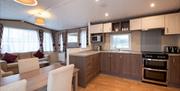 Kitchen & dining area at Hoburne Devon Bay, Paignton, Devon