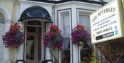 Entrance to Beverley Hotel, Torquay, Devon