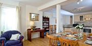 Dining area and kitchen, 1 Roundham Heights, Paignton, Devon