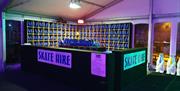 Skate hire at New real ice rink at Torre Abbey, Torquay