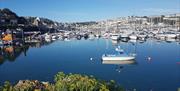 Brixham lifeboat and outer harbour