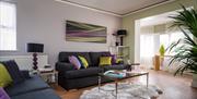 Lounge area at Palm Grove Apartments, Torquay, Devon